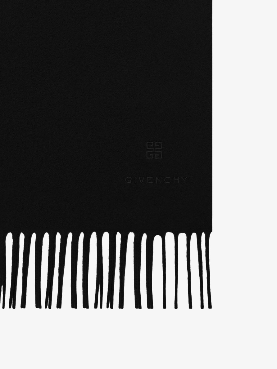 Uomini Givenchy Sciarpe E Cravatte | Sciarpa In Cashmere Nero