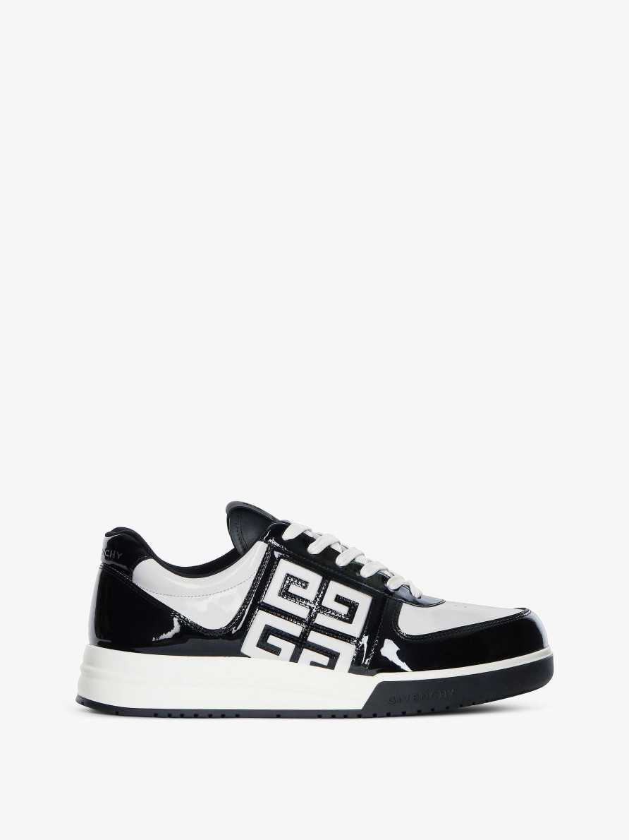 Uomini Givenchy G4 | Sneakers G4 In Vernice Nero Bianco