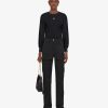 Donne Givenchy Felpe E Felpe Con Cappuccio | Felpa Slim Fit In Pile Nero