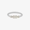 Donne Givenchy Gioielleria | Bracciale G Cube In Pelle E Metallo Argenteo