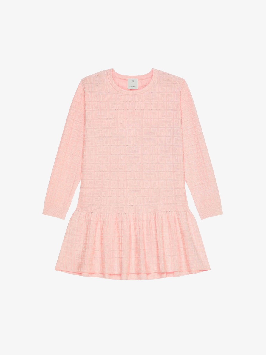 Donne Givenchy Ragazza (Da 4 A 12 Anni) | Abito In Maglia 4G Rosa