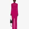 Donne Givenchy Vestiti | Abito In Pizzo 4G Fucsia