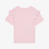 Donne Givenchy Ragazza (Da 4 A 12 Anni) | T-Shirt Givenchy Paris In Cotone Con Strass Rosa Chiaro