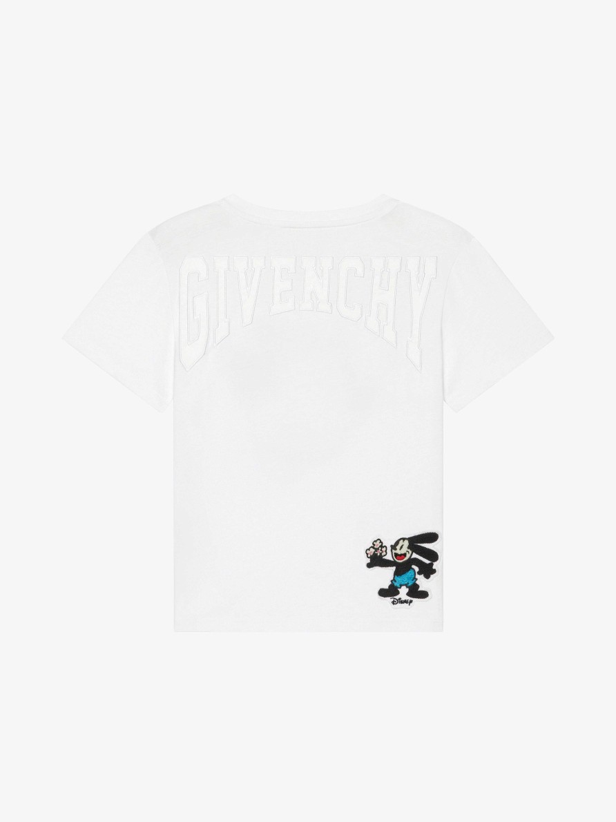 Donne Givenchy Ragazza (Da 4 A 12 Anni) | T-Shirt Oswald In Cotone Bianco