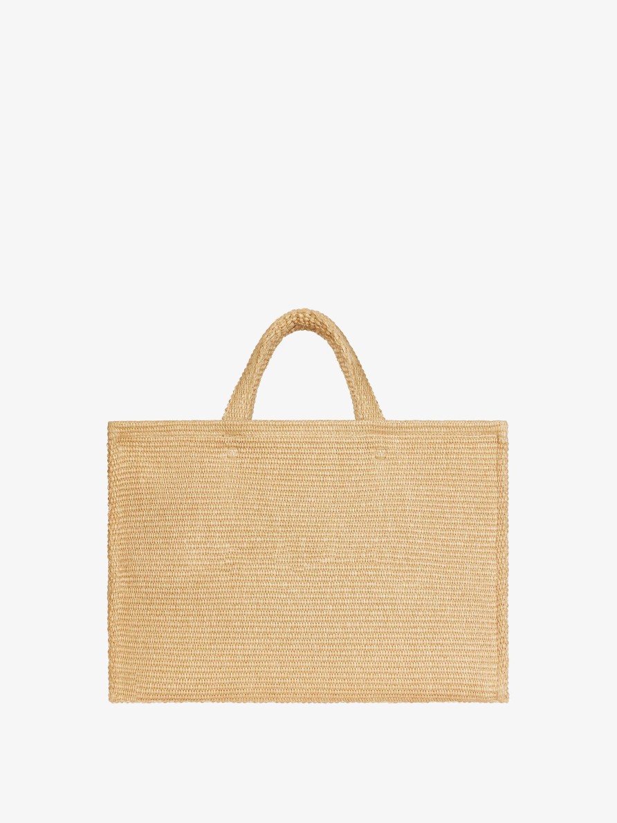 Donne Givenchy Borsa G | Borsa Shopping G-Tote Grande In Rafia Naturale