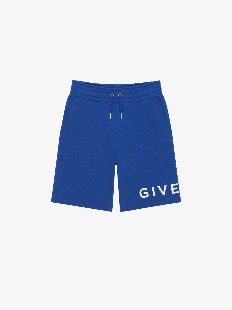 Uomini Givenchy Ragazzo (Da 4 A 12 Anni) | Bermuda In Pile Blu Reale