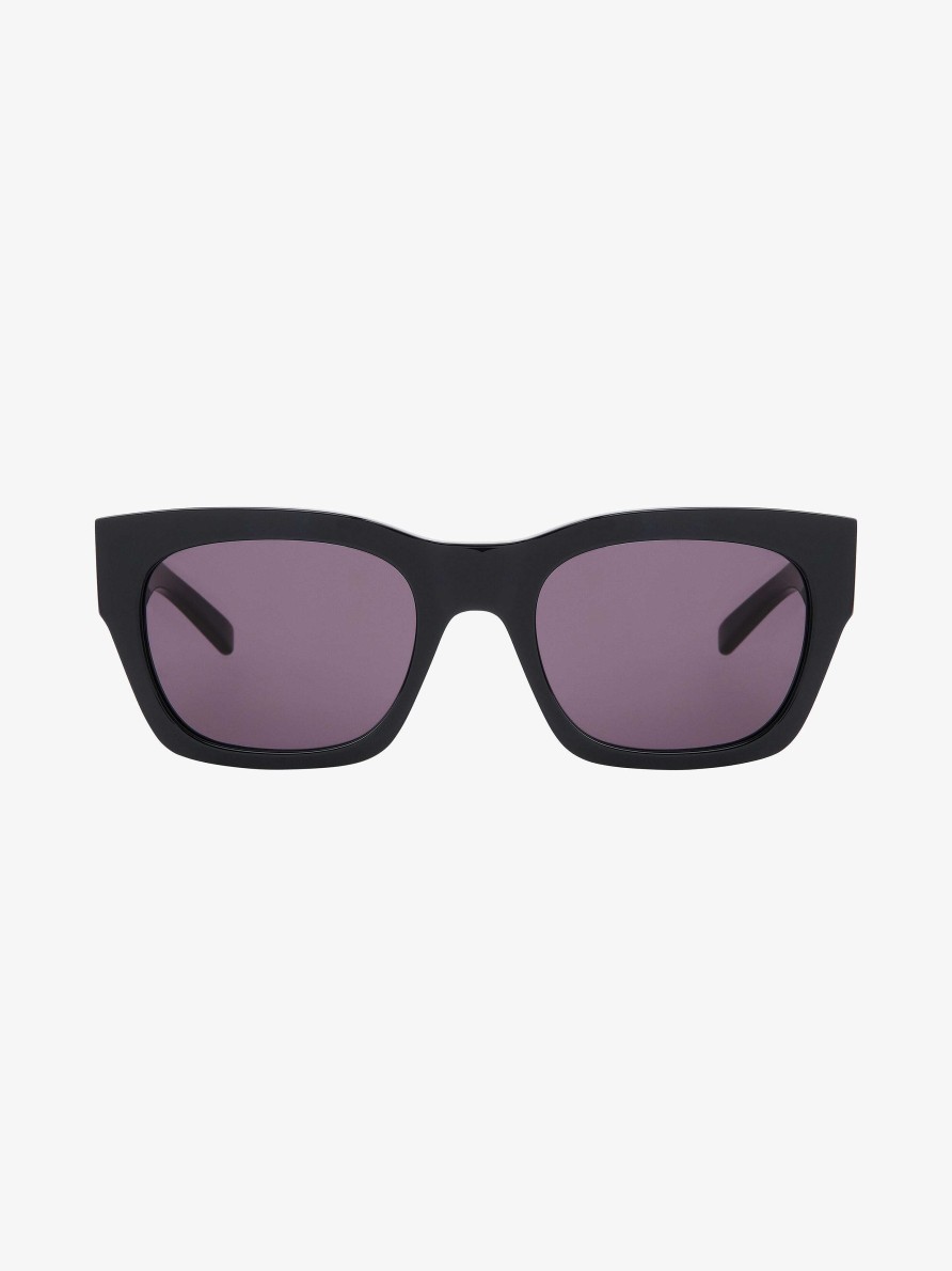 Uomini Givenchy Occhiali Da Sole | Occhiali Da Sole 4G Unisex In Acetato Nero