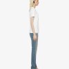 Donne Givenchy Magliette | T-Shirt Slim Fit Di Givenchy 4G In Cotone Bianco/Rosa