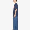 Uomini Givenchy Magliette | T-Shirt Di Givenchy In Cotone Con Taschino Profondo Blu