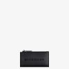 Uomini Givenchy Piccola Pelletteria | Portafoglio Con Cerniera Givenchy In Nylon 4G Nero