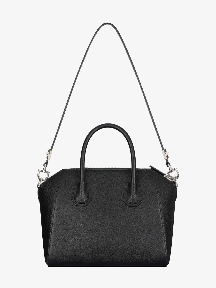 Donne Givenchy Antigona | Borsa Antigona Piccola In Pelle Granata Nero