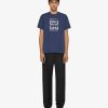 Uomini Givenchy Magliette | T-Shirt Slim Fit 4G Stars In Cotone Profondo Blu