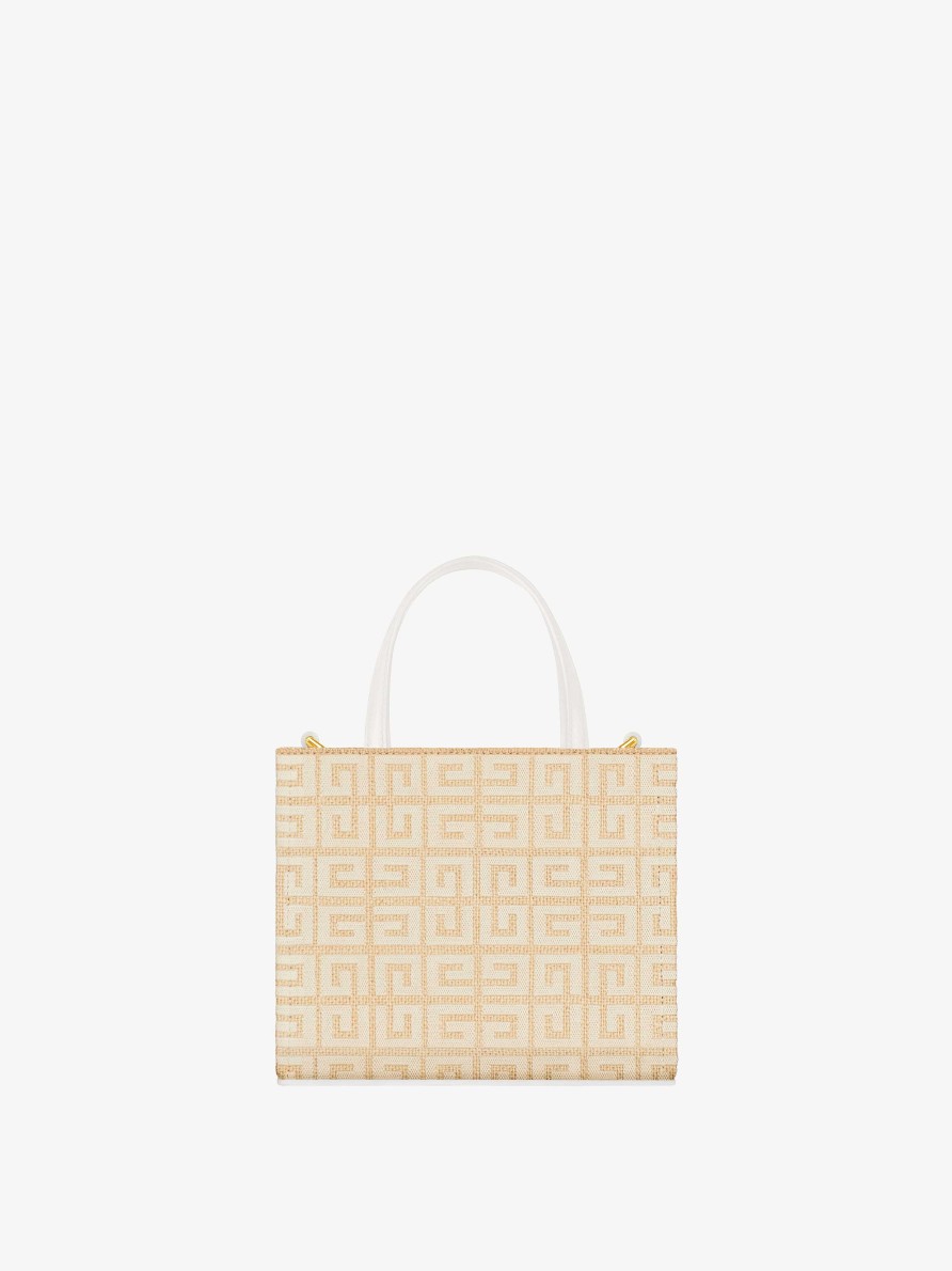 Donne Givenchy Borsa G | Borsa Shopping Mini G-Tote In Juta 4G Naturale