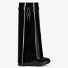 Donne Givenchy Blocco Dello Squalo | Stivali Biker Shark Lock In Pelle Verniciata Nero