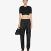 Donne Givenchy Maglieria | Maglia Cropped In Jacquard 4G Nero