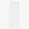 Donne Givenchy Pantaloni | Jeans Oversize In Denim Misto Bianco