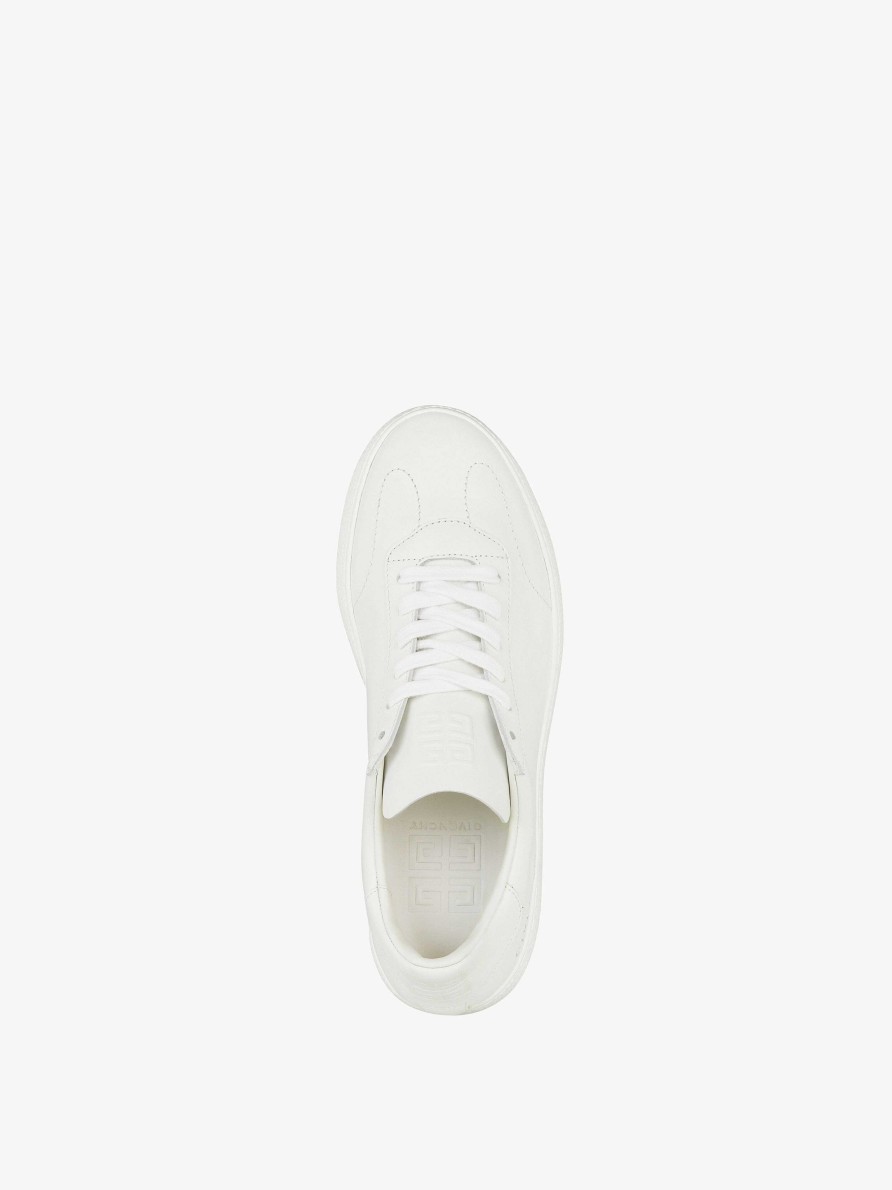 Donne Givenchy Scarpe Da Ginnastica | Sneakers Town In Pelle Bianco