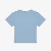 Donne Givenchy Ragazza (Da 4 A 12 Anni) | T-Shirt In Cotone Ricamato Cielo Blu