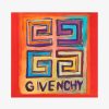 Donne Givenchy Sciarpe | Sciarpa Givenchy 4G In Seta Con Effetto Stencil Multicolore