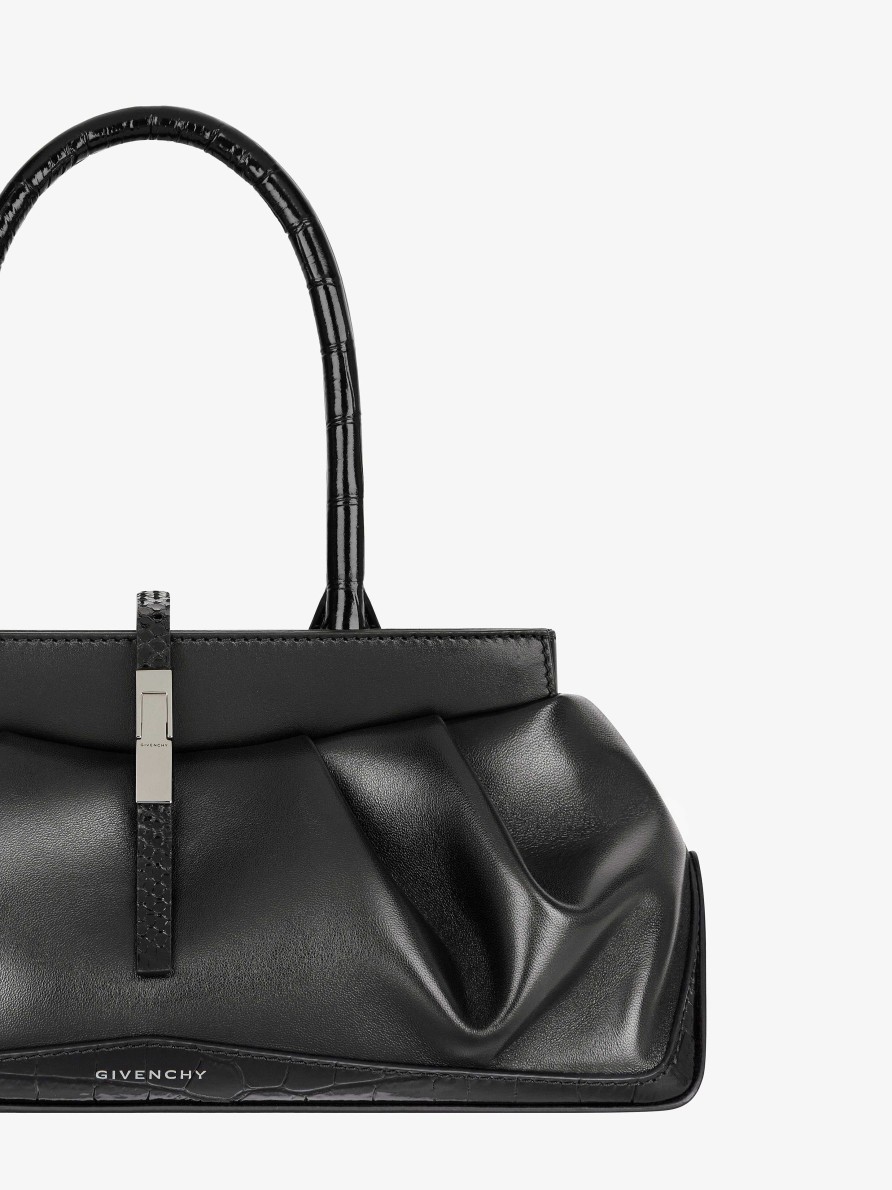 Donne Givenchy Borse A Tracolla | Borsa A Mano Piccola In Pelle Nero