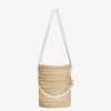 Donne Givenchy Borse A Tracolla | Borsa Basket Piccola Voyou In Rafia Avorio