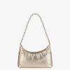 Donne Givenchy Voi | Party Bag Voyou In Pelle Laminata Oro Polveroso