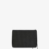 Donne Givenchy Piccola Pelletteria | Pochette Da Viaggio Givenchy In Rafia Nero