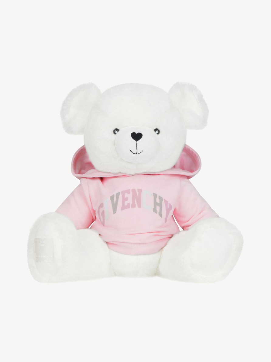 Uomini Givenchy Ragazzo (Da 4 A 12 Anni) | Orsetto College Di Givenchy In Pile Rosa Chiaro