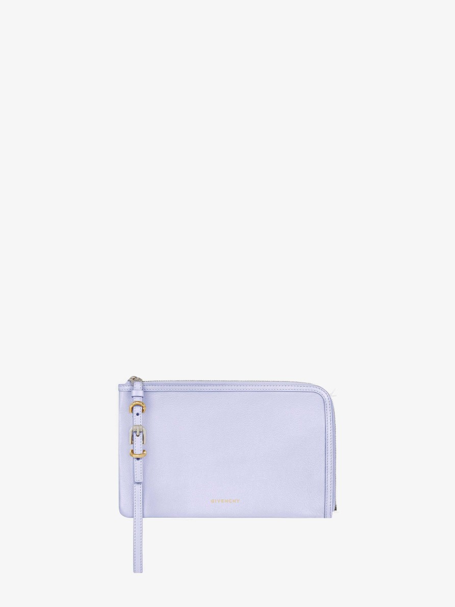 Donne Givenchy Piccola Pelletteria | Marsupio Voyou In Pelle Lavanda