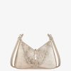 Donne Givenchy Borse A Tracolla | Borsa Cut Out Piccola In Pelle Laminata Con Catena Oro Polveroso