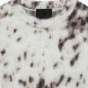 Donne Givenchy Maglieria | Maglione Cropped In Mohair Con Stampa Leopardo Delle Nevi Beige/Nero