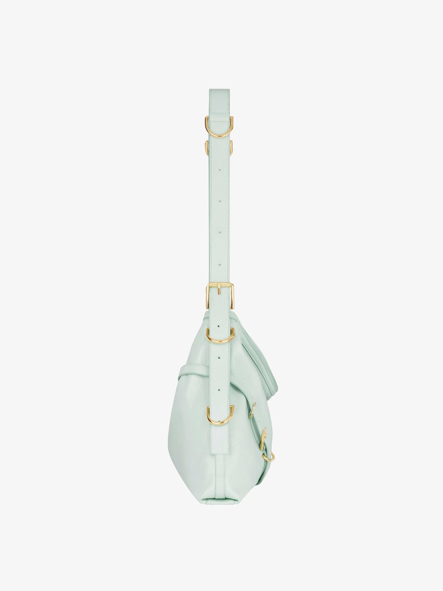 Donne Givenchy Voi | Borsa Voyou Media In Pelle Celadon