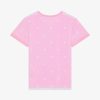 Donne Givenchy Ragazza (Da 4 A 12 Anni) | T-Shirt Givenchy Double Layer In Cotone Con Tulle 4G Rosa