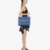 Donne Givenchy Borsa G | Borsa Shopping G-Tote Media In Denim 4G Con Catena Blu Medio