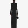 Donne Givenchy Vestiti | Abito Da Sera In Maglia Con Perle E Cristalli Nero