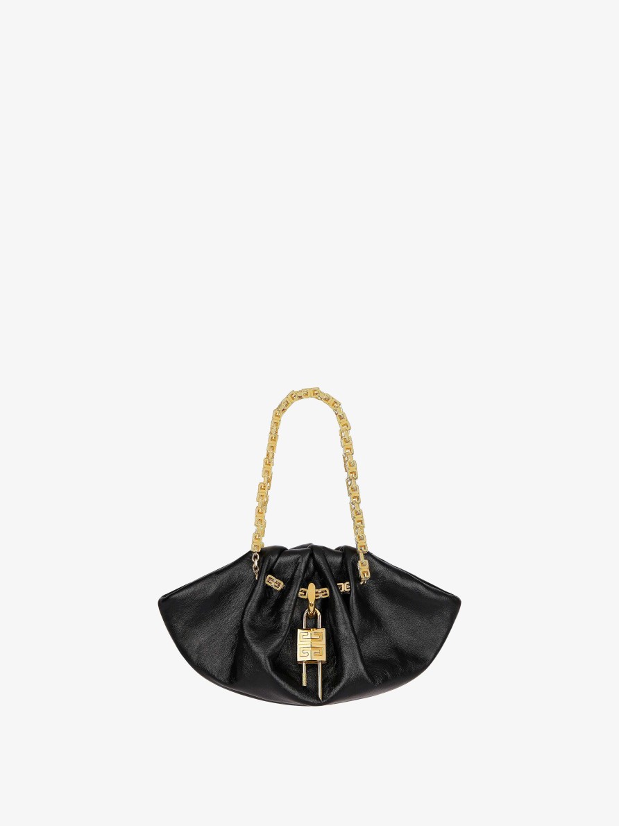 Donne Givenchy Borse Mini E Micro | Borsa Mini Kenny Neo In Pelle Nero