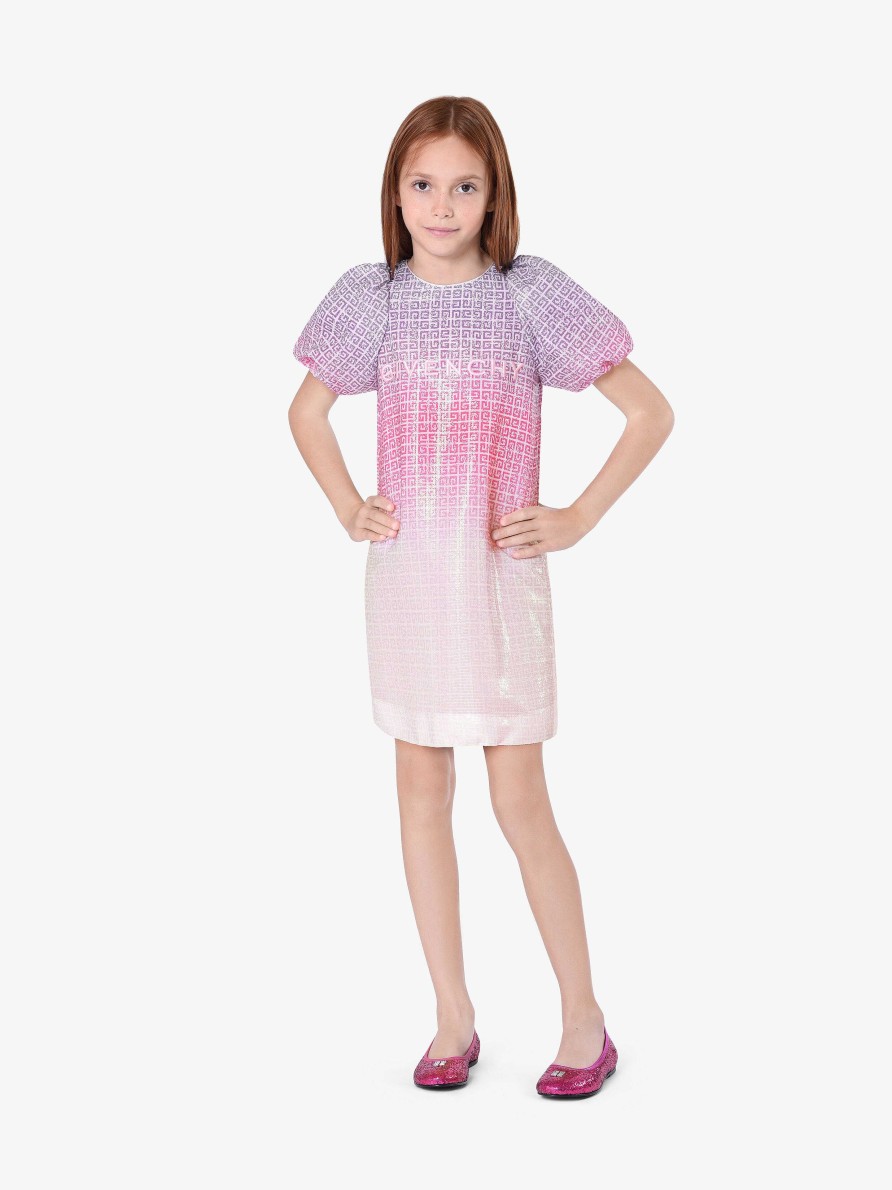 Donne Givenchy Ragazza (Da 4 A 12 Anni) | Abito In Paillettes 4G Multicolore