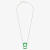 Uomini Givenchy Gioielleria | Collana G Can In Metallo E Smalto Verde