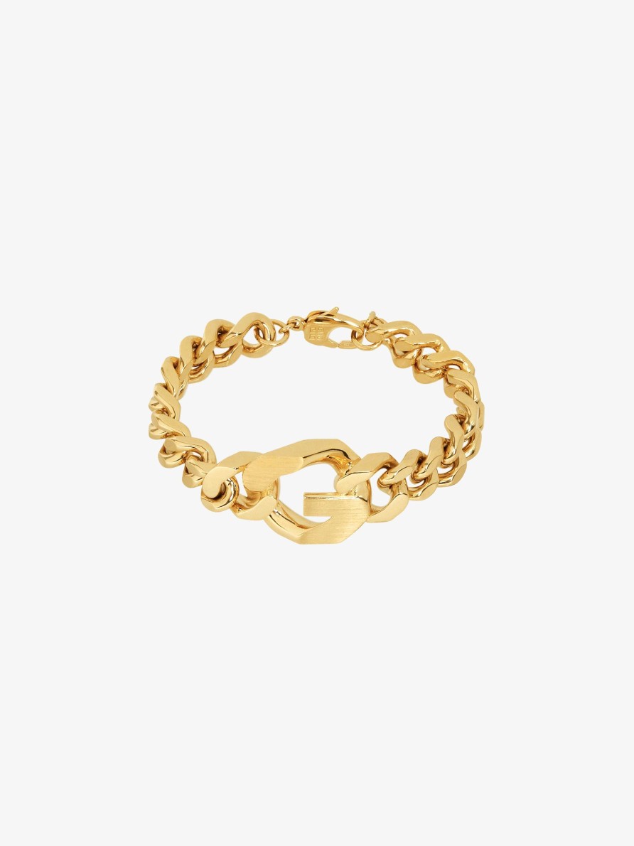 Donne Givenchy Gioielleria | Bracciale A Catena G In Metallo Giallo Dorato