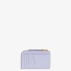 Donne Givenchy Piccola Pelletteria | Portacarte Voyou Con Zip In Pelle Lavanda