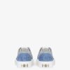 Uomini Givenchy Scarpe Da Ginnastica | Sneakers City Di Givenchy In Tela E Pelle Scamosciata Cielo Blu