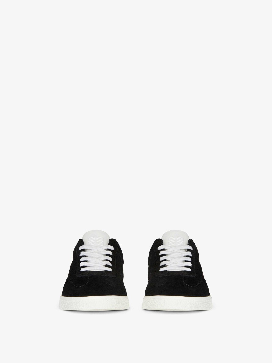 Uomini Givenchy Scarpe Da Ginnastica | Sneakers Town In Pelle Scamosciata Nero