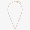 Donne Givenchy Gioielleria | Collana 4G In Metallo Con Cristalli Oro Rosa