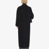 Donne Givenchy Giacche E Cappotti | Cappotto In Lana Alpaca Double Face Nero/Grigio