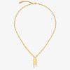 Donne Givenchy Gioielleria | Collana Mini Lock In Metallo Giallo Dorato