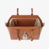 Donne Givenchy Antigona | Mini Borsa Con Chiusura Antigona In Pelle Box Castagna