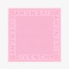 Donne Givenchy Sciarpe | Givenchy 4G Quadrato Grande In Seta Jacquard Rosa Chiaro