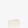 Donne Givenchy Piccola Pelletteria | Portacarte G-Cut In Tela Spalmata 4G E Pelle Beige Naturale