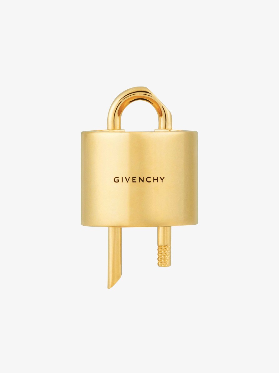 Uomini Givenchy Gioielleria | Anello Di Bloccaggio A U In Metallo Giallo Dorato