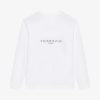 Uomini Givenchy Magliette | T-Shirt In Jersey Reverse Di Givenchy Bianco